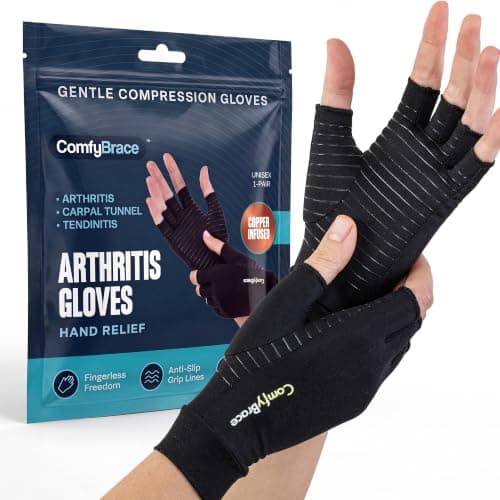 ComfyBrace Compression Arthritis Gloves