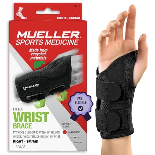 Mueller Green Fitted Wrist Brace