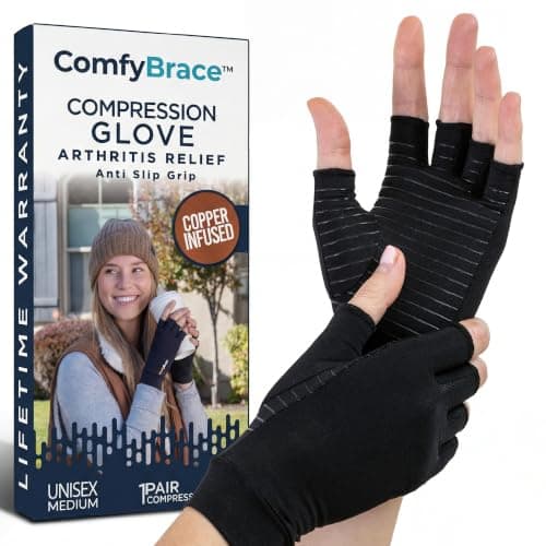 ComfyBrace Compression Arthritis Gloves